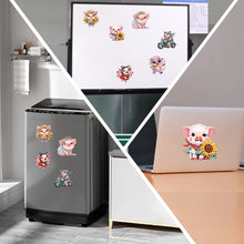 Load image into Gallery viewer, 6Pcs Special Shape Pig Diamond Art Magnets Decals Diamond Painting Fridge Magnet
