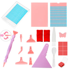 Load image into Gallery viewer, Diamond Painting Tool Kit DIY Storage Box with Lid Diamond Painting Pens