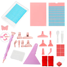 Load image into Gallery viewer, Diamond Painting Tool Kit DIY Storage Box with Lid Diamond Painting Pens