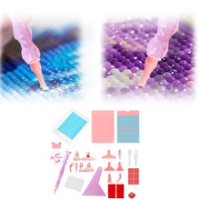 Load image into Gallery viewer, Diamond Painting Tool Kit DIY Storage Box with Lid Diamond Painting Pens