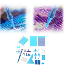 Load image into Gallery viewer, Diamond Painting Tool Kit DIY Storage Box with Lid Diamond Painting Pens