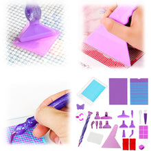 Load image into Gallery viewer, Diamond Painting Tool Kit DIY Storage Box with Lid Diamond Painting Pens