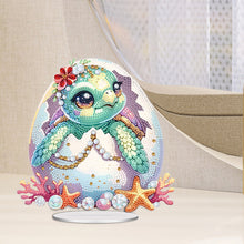 Load image into Gallery viewer, Acrylic Sea Turtle 5D DIY Diamond Art Tabletop Decorations for Home Office Decor