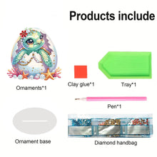 Load image into Gallery viewer, Acrylic Sea Turtle 5D DIY Diamond Art Tabletop Decorations for Home Office Decor