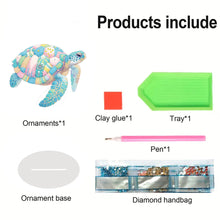 Load image into Gallery viewer, Acrylic Sea Turtle 5D DIY Diamond Art Tabletop Decorations for Home Office Decor