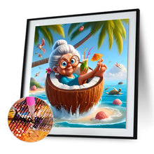 Load image into Gallery viewer, Diamond Painting - Full Round - Funny grandma (30*30CM)