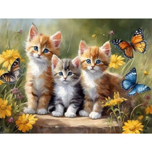 Load image into Gallery viewer, Diamond Painting - Full Square - Cat (40*30CM)