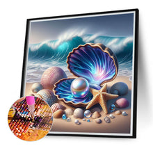 Load image into Gallery viewer, Diamond Painting - Full Round - Shell on the beach (40*40CM)
