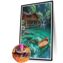 Load image into Gallery viewer, Diamond Painting - Full Round - House by the sea (40*60CM)