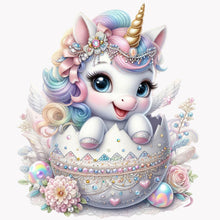 Load image into Gallery viewer, 4pcs Round Diamond Painting Set - Gemstone dinosaur eggs (30*30CM)