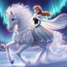 Load image into Gallery viewer, 4pcs Round Diamond Painting Set - Glowing Disney princesses (40*40CM)