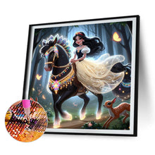 Load image into Gallery viewer, 4pcs Round Diamond Painting Set - Glowing Disney princesses (40*40CM)