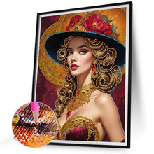 Load image into Gallery viewer, Diamond Painting - Partial Special Shaped - Luxury Woman (30*40CM)