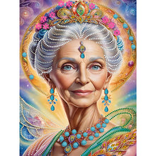 Load image into Gallery viewer, Diamond Painting - Partial Special Shaped - Luxury Woman (30*40CM)