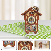 Load image into Gallery viewer, Acrylic Special Shaped Animal 5D Diamond Painting Clock Art Craft for Home Decor