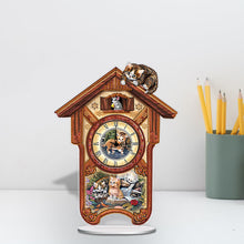 Load image into Gallery viewer, Acrylic Special Shaped Animal 5D Diamond Painting Clock Art Craft for Home Decor