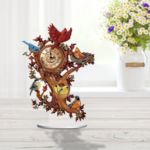 Load image into Gallery viewer, Acrylic Special Shaped Animal 5D Diamond Painting Clock Art Craft for Home Decor