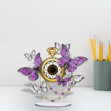 Load image into Gallery viewer, Acrylic Special Shaped Animal 5D Diamond Painting Clock Art Craft for Home Decor