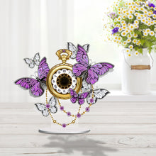 Load image into Gallery viewer, Acrylic Special Shaped Animal 5D Diamond Painting Clock Art Craft for Home Decor