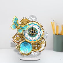 Load image into Gallery viewer, Acrylic Special Shaped Animal 5D Diamond Painting Clock Art Craft for Home Decor