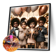 Load image into Gallery viewer, Diamond Painting - Full Round - Several children (40*40CM)