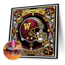 Load image into Gallery viewer, Diamond Painting - Partial Special Shaped - Washington Redskins (30*30CM)