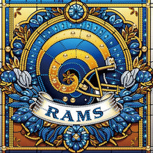 Load image into Gallery viewer, Diamond Painting - Partial Special Shaped - Los Angeles Rams (30*30CM)