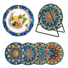 Load image into Gallery viewer, 4Pcs Acrylic Mandala DIY Diamond Dot Kits Diamond Crafts Projects for Home Decor