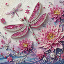 Load image into Gallery viewer, Diamond Painting - Partial Special Shaped - Dragonfly (40*40CM)
