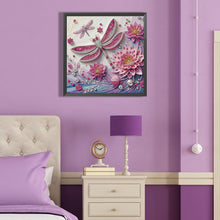 Load image into Gallery viewer, Diamond Painting - Partial Special Shaped - Dragonfly (40*40CM)