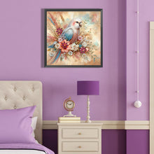 Load image into Gallery viewer, Diamond Painting - Partial Special Shaped - Flowers and parrots (40*40CM)