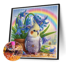 Load image into Gallery viewer, Diamond Painting - Partial Special Shaped - Rainbow and parrots (40*40CM)