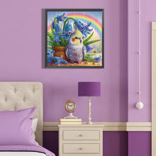 Load image into Gallery viewer, Diamond Painting - Partial Special Shaped - Rainbow and parrots (40*40CM)