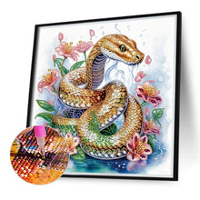Load image into Gallery viewer, Diamond Painting - Partial Special Shaped - Snake (40*40CM)