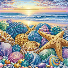 Load image into Gallery viewer, Diamond Painting - Partial Special Shaped - Shell (40*40CM)