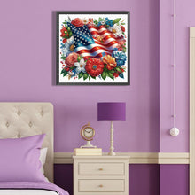 Load image into Gallery viewer, Diamond Painting - Partial Special Shaped - Independence Day flowers and plants (40*40CM)