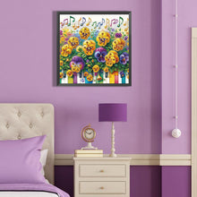 Load image into Gallery viewer, Diamond Painting - Partial Special Shaped - Pansy (40*40CM)