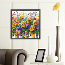 Load image into Gallery viewer, Diamond Painting - Partial Special Shaped - Pansy (40*40CM)
