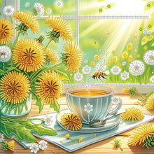 Load image into Gallery viewer, Diamond Painting - Partial Special Shaped - Dandelion (40*40CM)