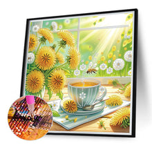 Load image into Gallery viewer, Diamond Painting - Partial Special Shaped - Dandelion (40*40CM)