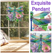 Load image into Gallery viewer, Acrylic Special Shape Bird Flower Diamond Painting Decor DIY Diamond Art Pendant