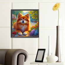 Load image into Gallery viewer, Diamond Painting - Full Round - Pomeranian (40*40CM)