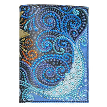 Load image into Gallery viewer, Special Shape Flower DIY Diamond Passport Case PU Diamond Art Passport Protector