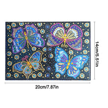 Load image into Gallery viewer, Special Shape Flower DIY Diamond Passport Case PU Diamond Art Passport Protector