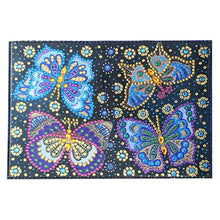 Load image into Gallery viewer, Special Shape Flower DIY Diamond Passport Case PU Diamond Art Passport Protector