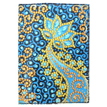 Load image into Gallery viewer, Special Shape Flower DIY Diamond Passport Case PU Diamond Art Passport Protector