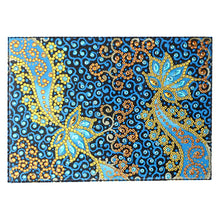 Load image into Gallery viewer, Special Shape Flower DIY Diamond Passport Case PU Diamond Art Passport Protector