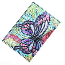 Load image into Gallery viewer, Special Shape Flower DIY Diamond Passport Case PU Diamond Art Passport Protector