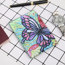 Load image into Gallery viewer, Special Shape Flower DIY Diamond Passport Case PU Diamond Art Passport Protector