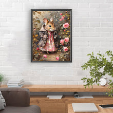 Load image into Gallery viewer, Diamond Painting - Full Round - Mice with Flowers (30*40CM)
